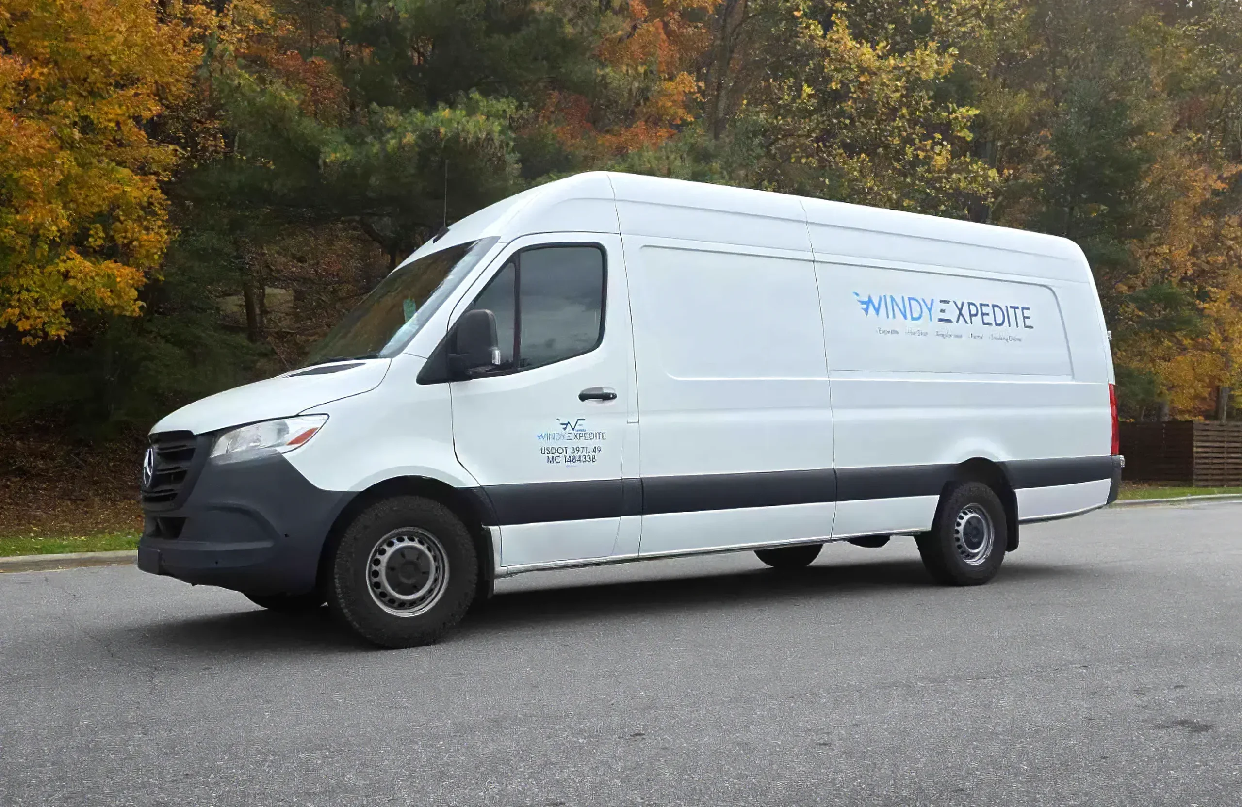 Windy Expedite Sprinter Van for urgent hot shot delivery and small freight